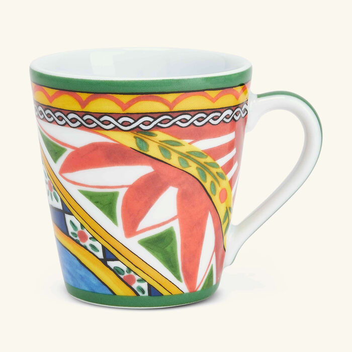 dolce gabbana casa carretto mug pattern