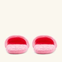 versace allover polka dot slippers pink