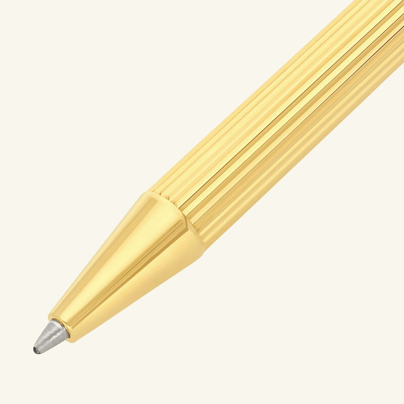 st dupont classique ballpoint pen golden