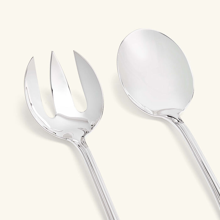 christofle albi salad serving set silver plated