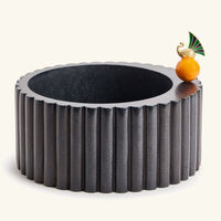 ira udaipur mayur nut bowl black 18cm