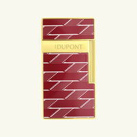 st dupont biggy monogram 1872 lighter burgundy