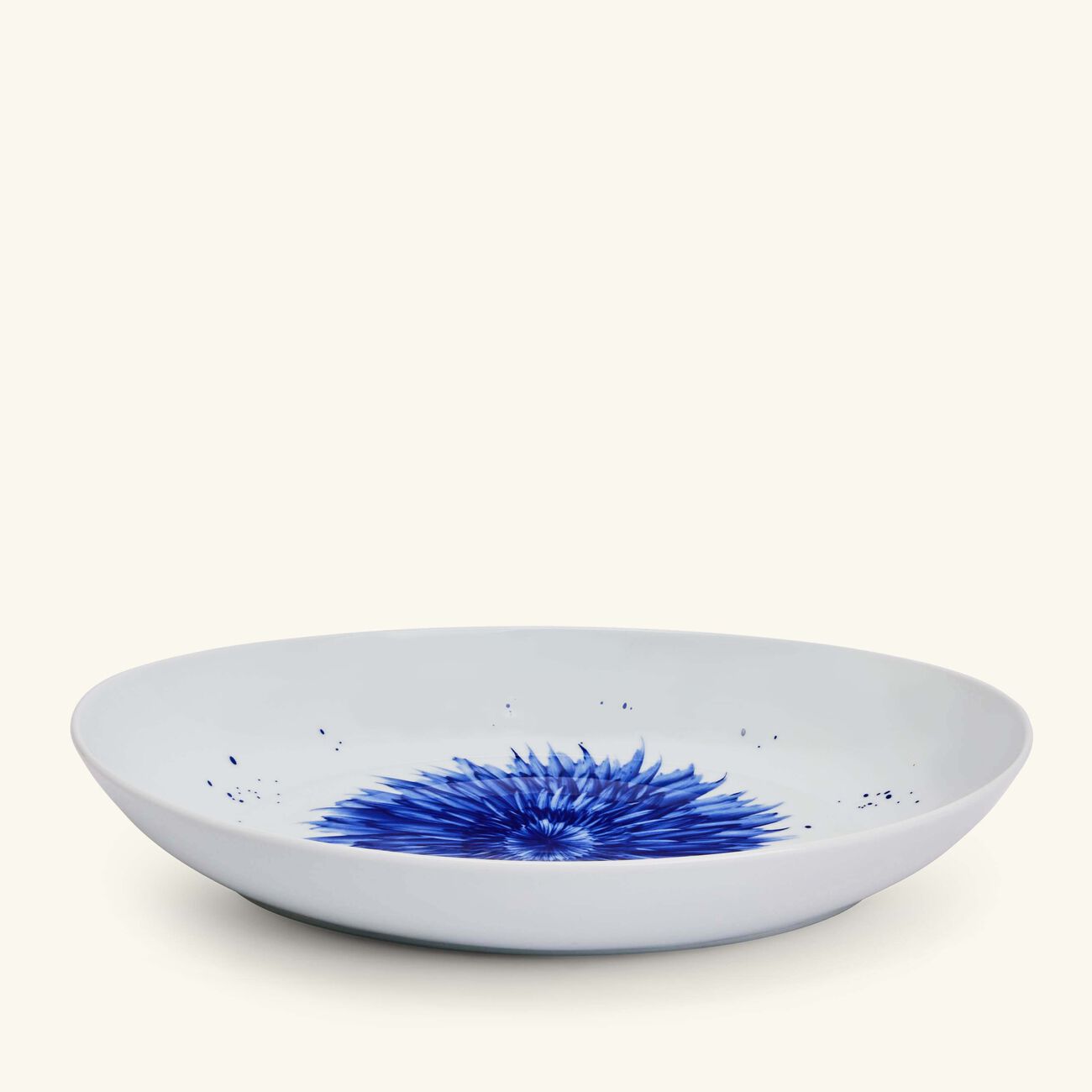 bernardaud in bloom serving platter oval blue 15cm