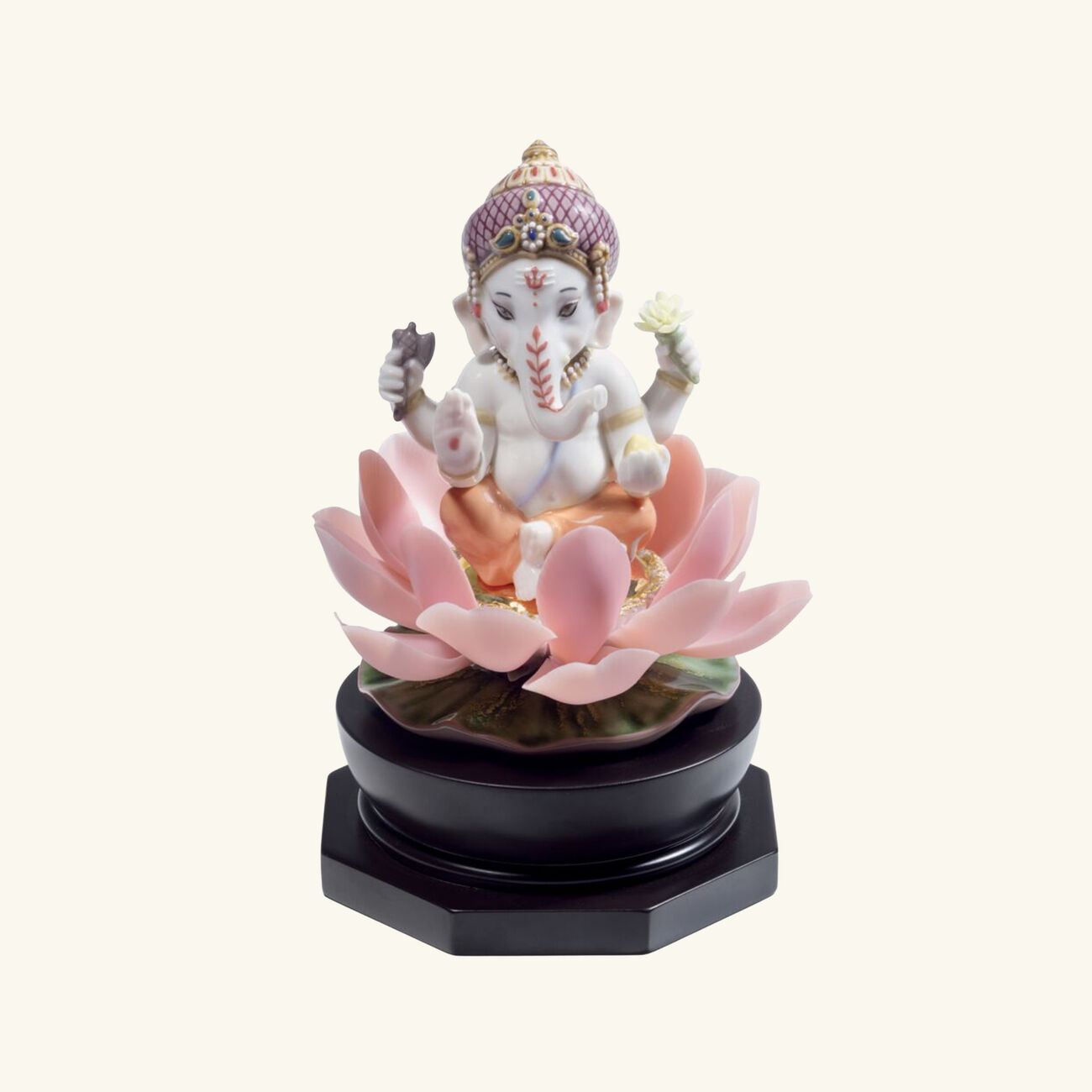 Padmasana Ganesha Figurine lladro padmasana ganesha figurine