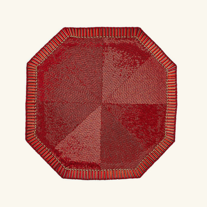 kim seybert louxor placemat red