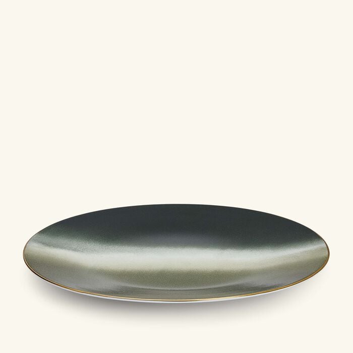 marie daage tie dye charger plate round green 30cm