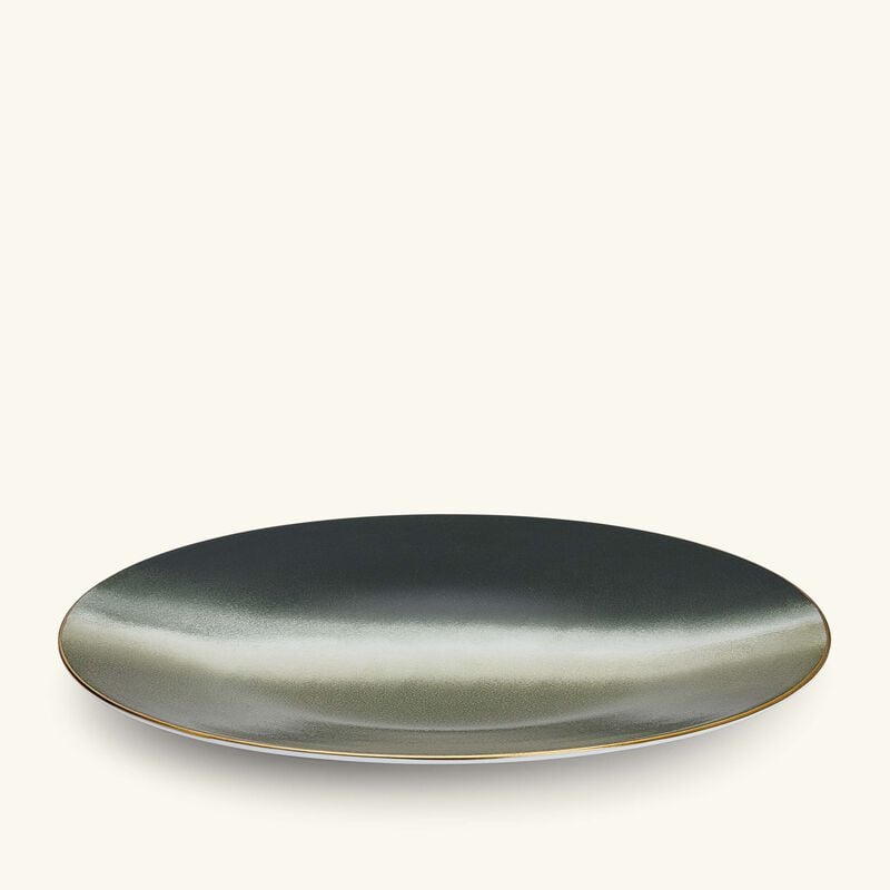 marie daage tie dye charger plate round green 30cm