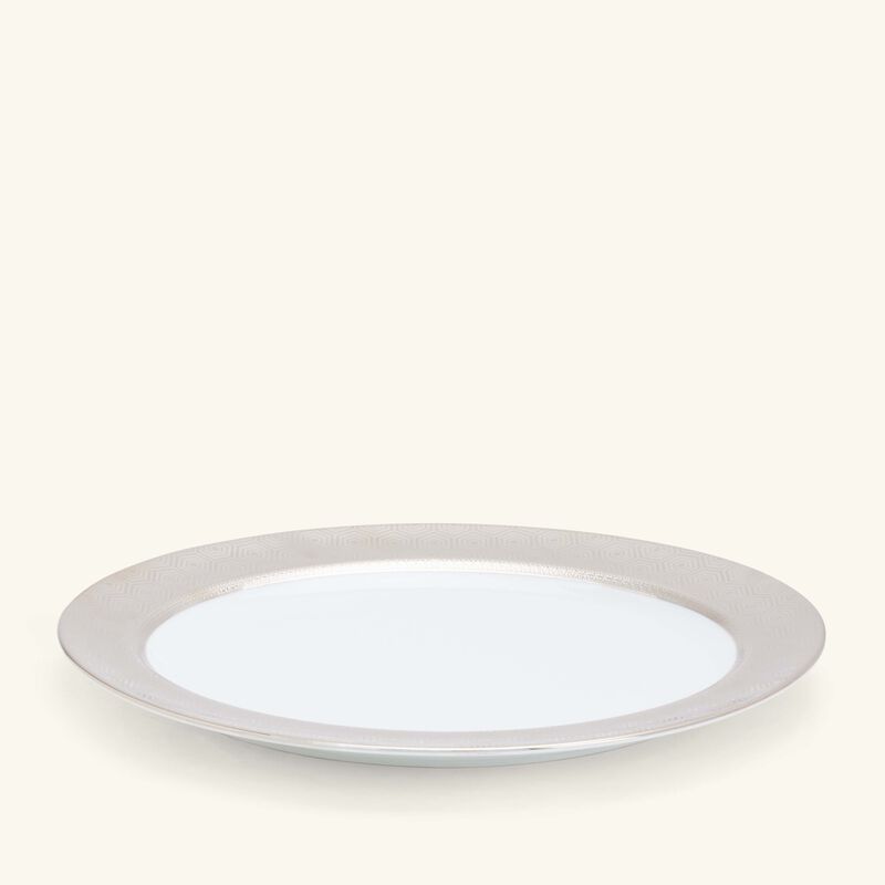 bernardaud divine serving platter oval silver 33cm