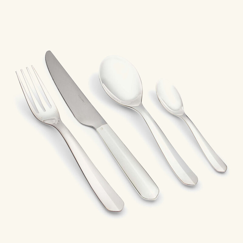 christofle infini flatware set 48 pieces silver plated