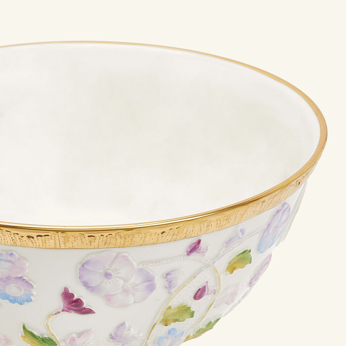 villari taormina footed fruit bowl white