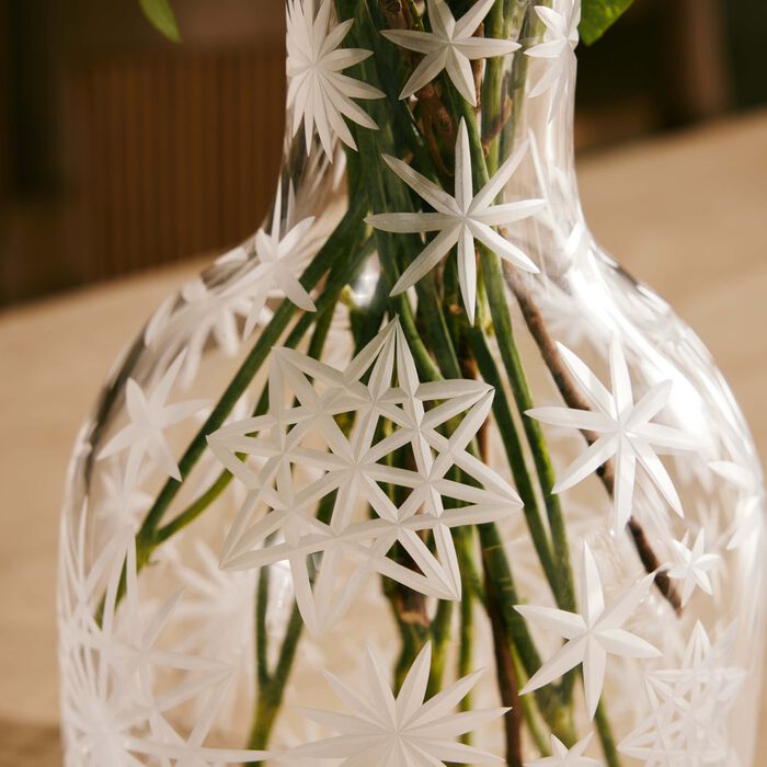 ruckl krakatit vase round large clear