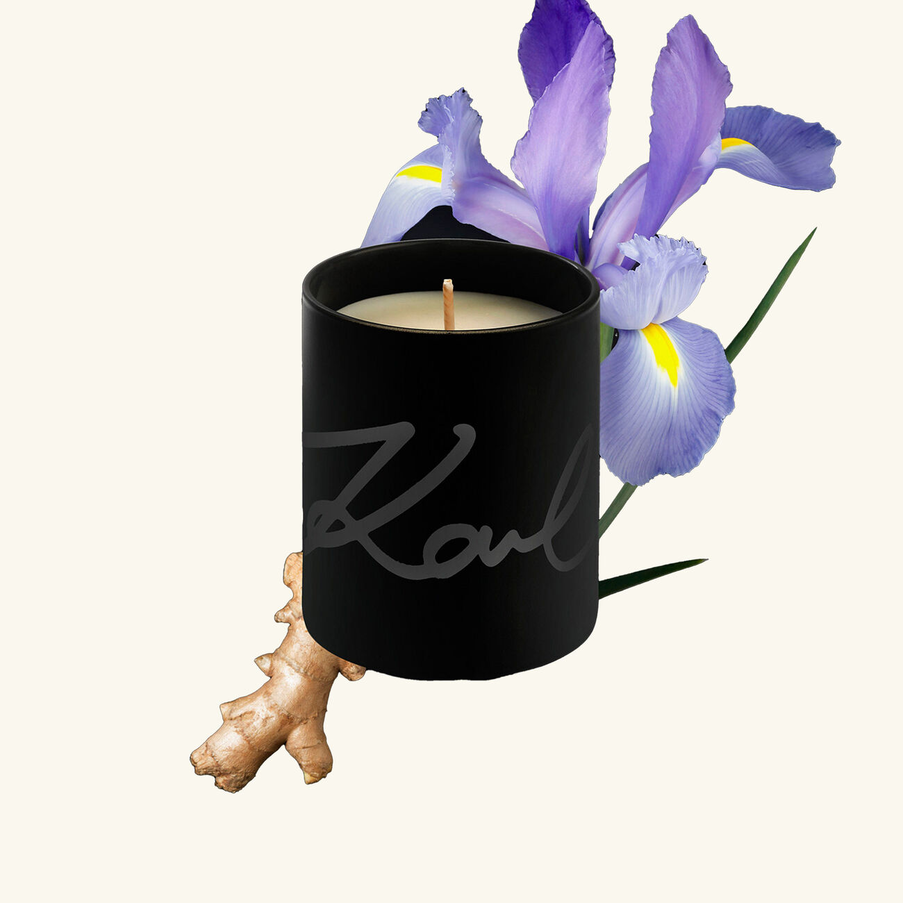karl lagerfeld iris noir candle