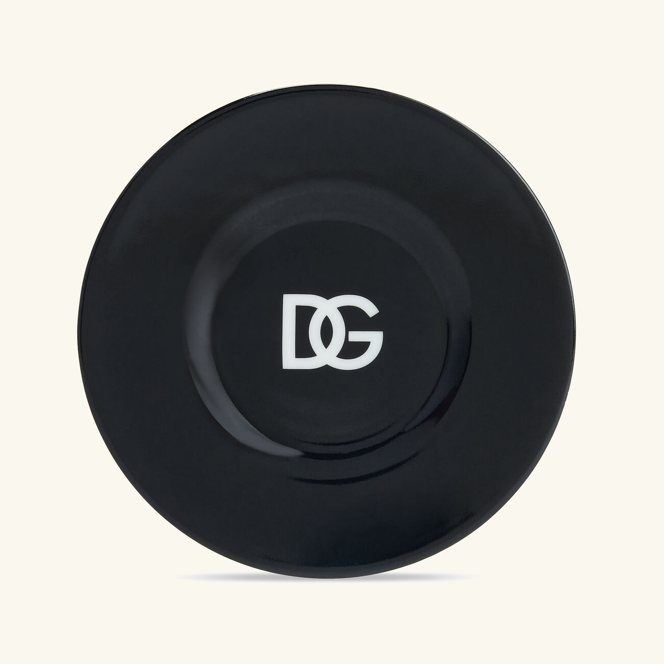 dolce gabbana casa dg logo tea cup saucer black set of 2