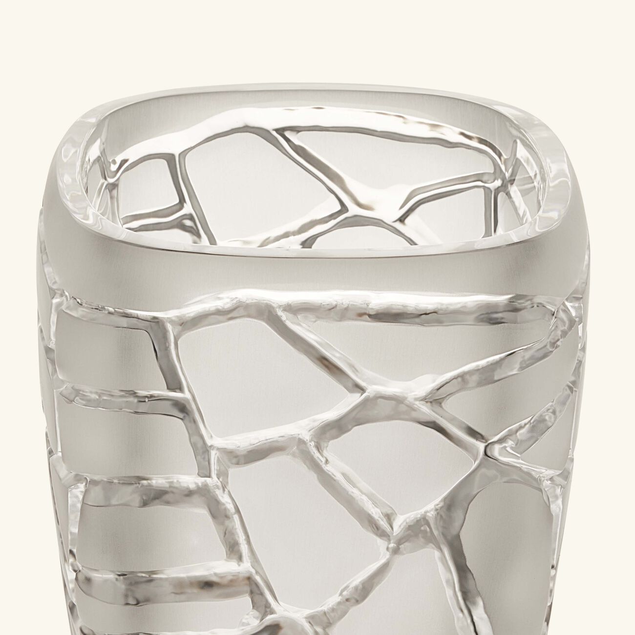 lalique terramineral magnitude vase round small clear