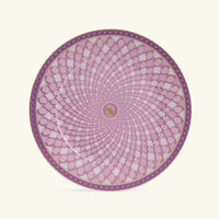 rosenthal signum rose plate round pink 18cm