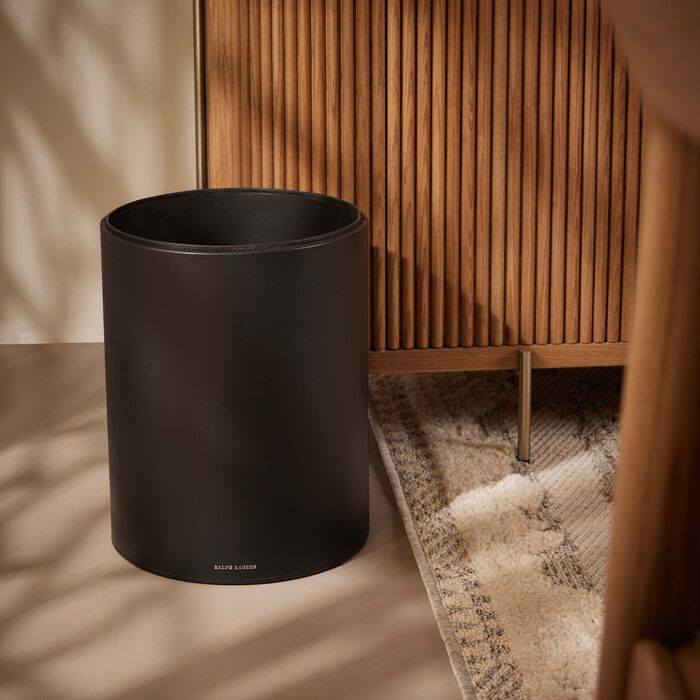 ralph lauren home brennan waste basket black