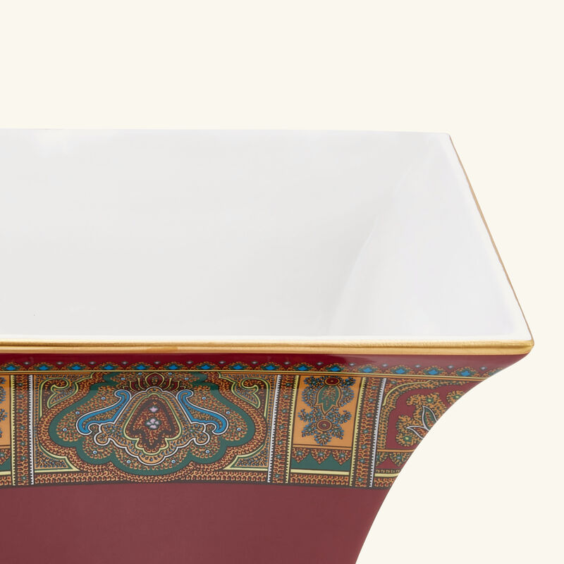 إيترو مزهرية كشمير متوسطة الحجم حمراء