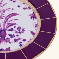 bernardaud prunus bread butter plate round purple 16cm