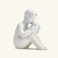 lladro welcome home children sculpture small white