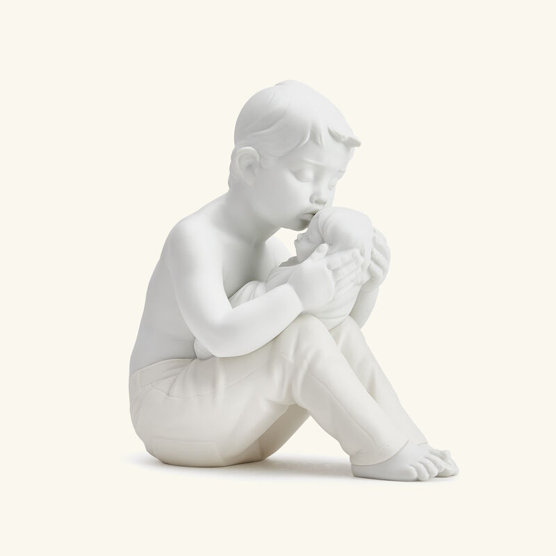 lladro welcome home children sculpture small white