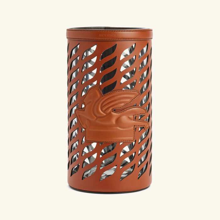 etro drill vase medium brown