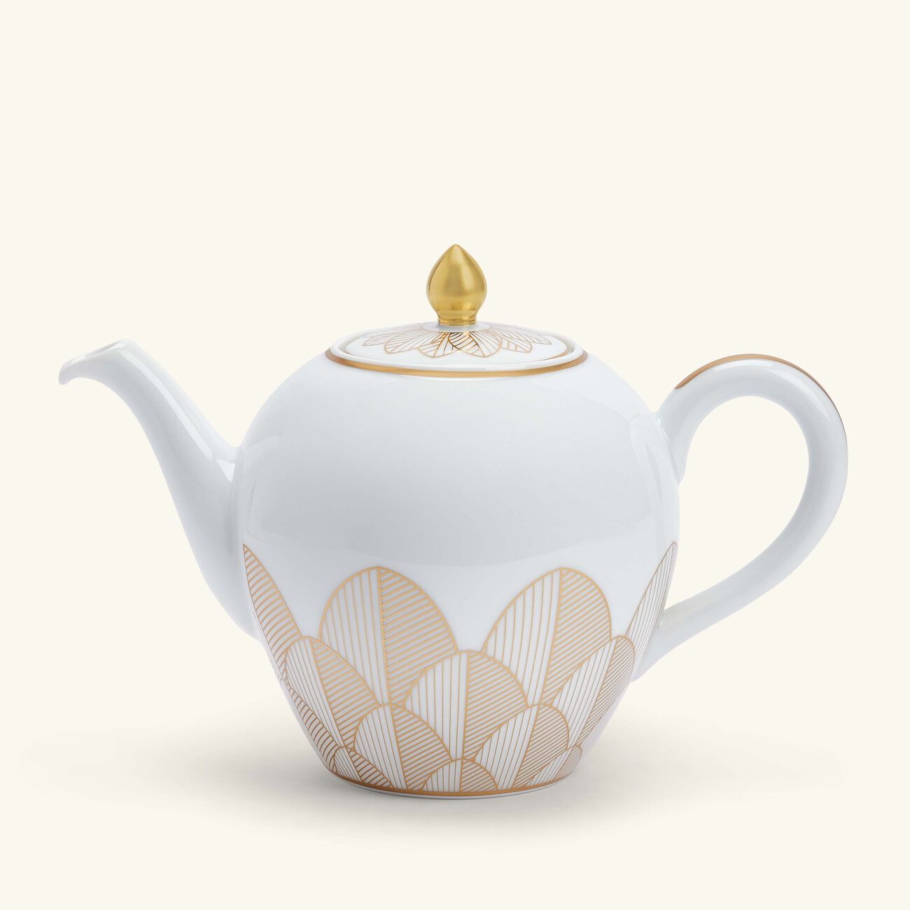 christofle malmaison imp riale teapot gold