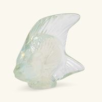lalique fish figurine mini opal