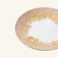 marie daage cercle d cailles dessert plate round pink 21cm