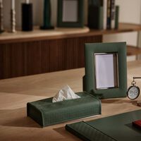 giobagnara elie saab monogram tissue holder agata green