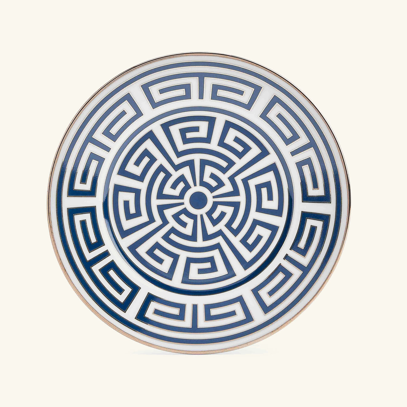 ginori 1735 labirinto blue bread plate blue