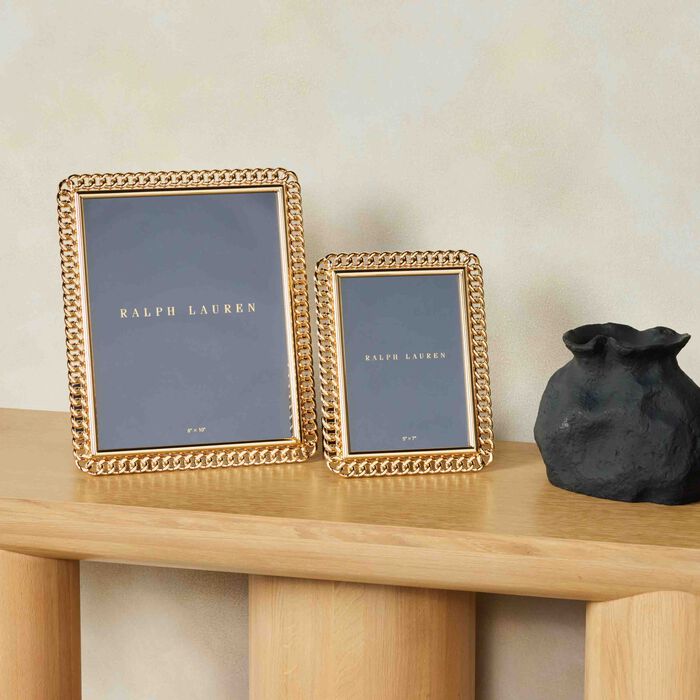 ralph lauren home blake picture frame gold 20x25cm