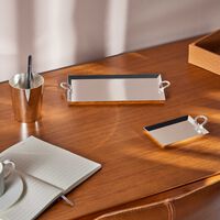 christofle vertigo mail tray silver plated
