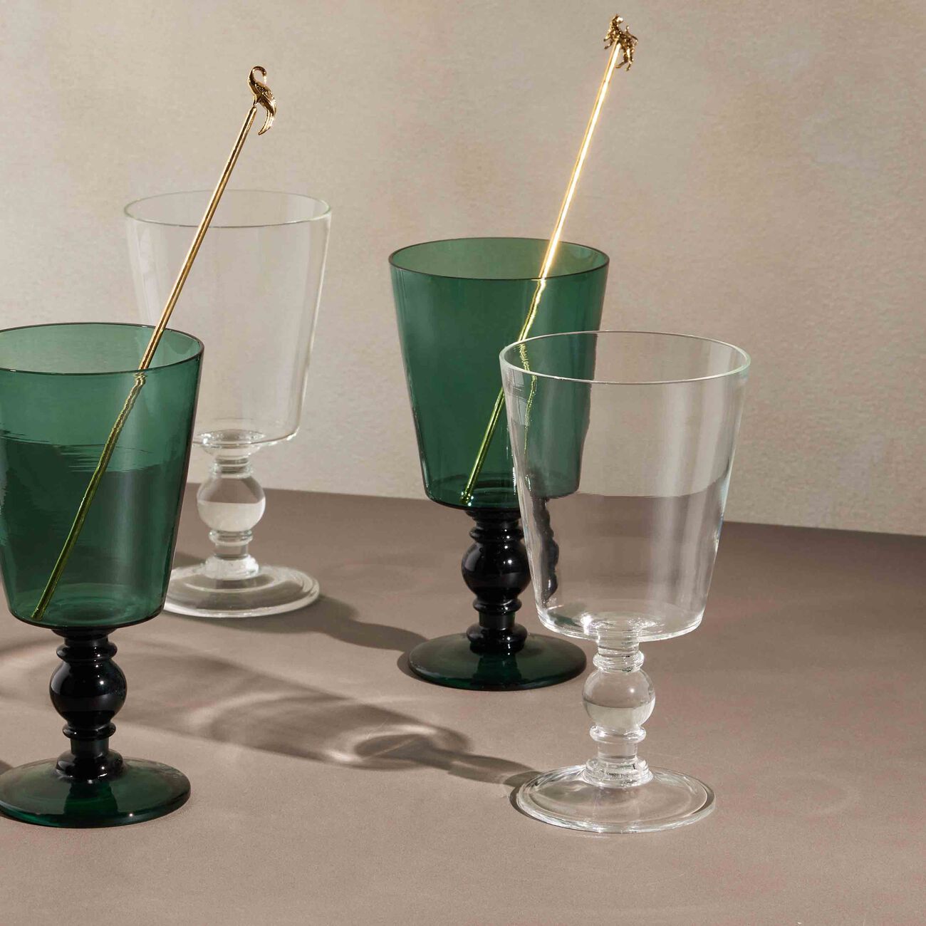 Hana Drinking Glass Clear ira udaipur hana drinking glass clear