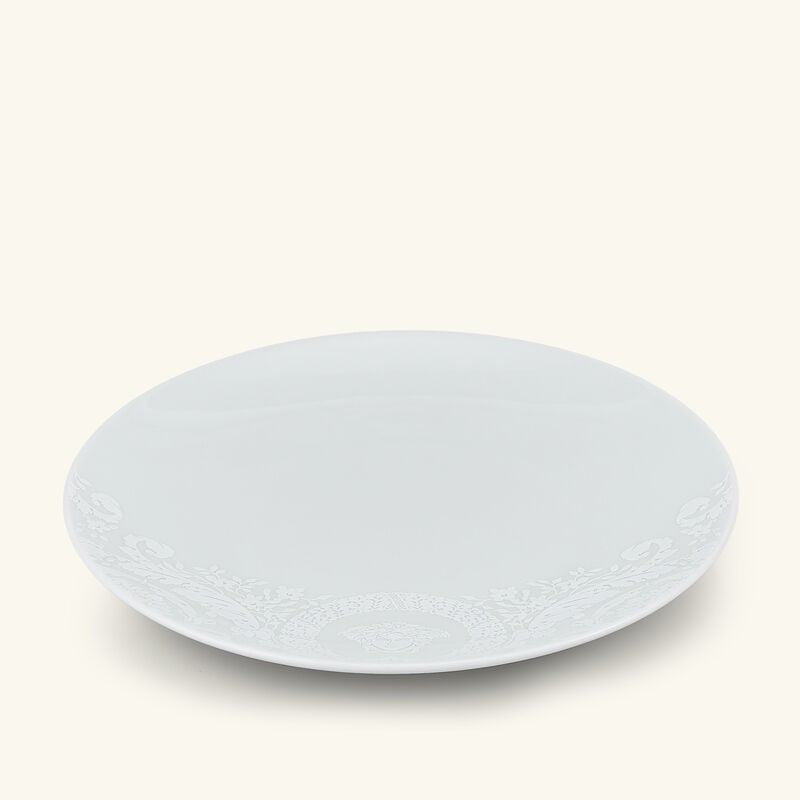 Barocco'92 Bianco Bread Plate Round White 17cm versace barocco 92 bianco bread plate round white 17cm