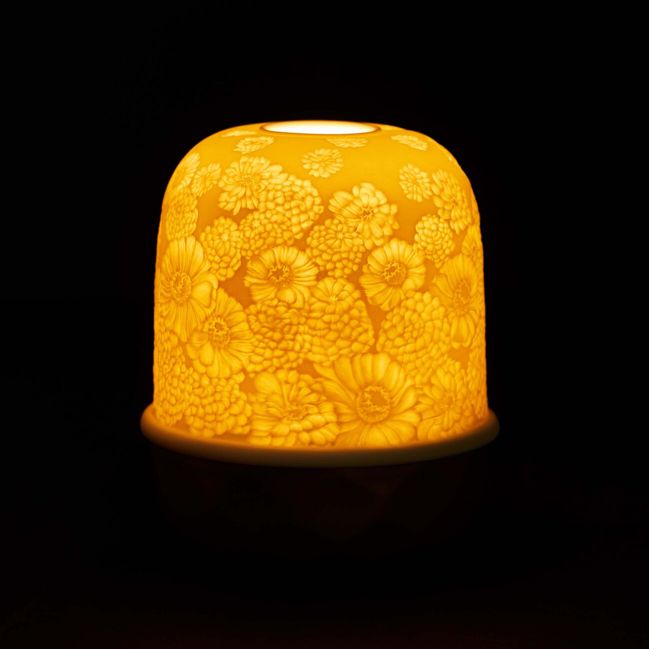 Zinnias Led Lamp Gold bernardaud zinnias led lamp gold