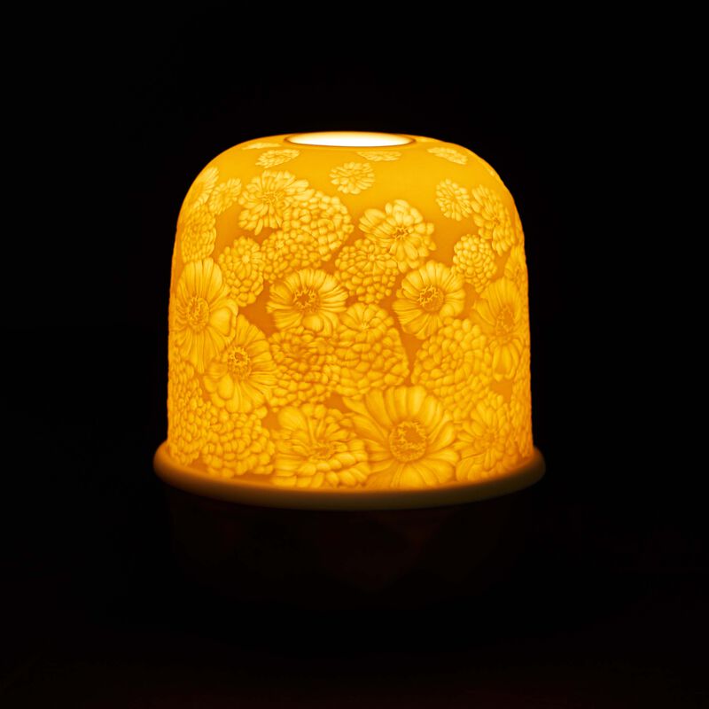 Zinnias Led Lamp Gold bernardaud zinnias led lamp gold
