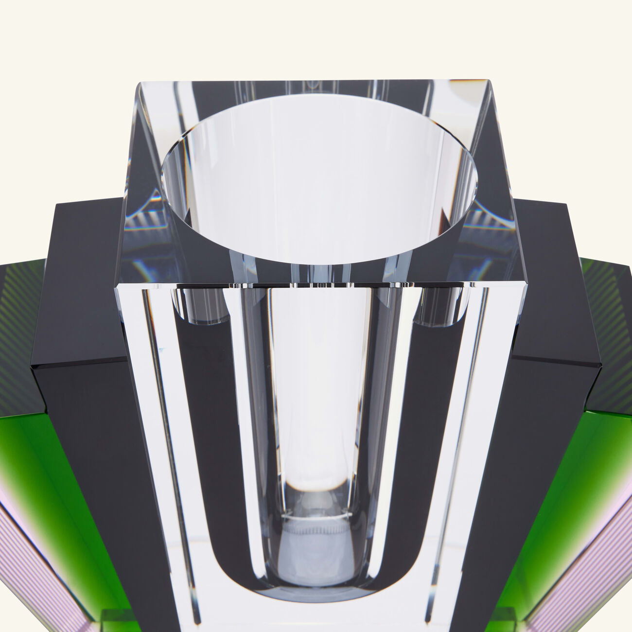 ريفليكشنز كوبنهاغن مزهرية هارلم الشفافة صغيرة سوداء