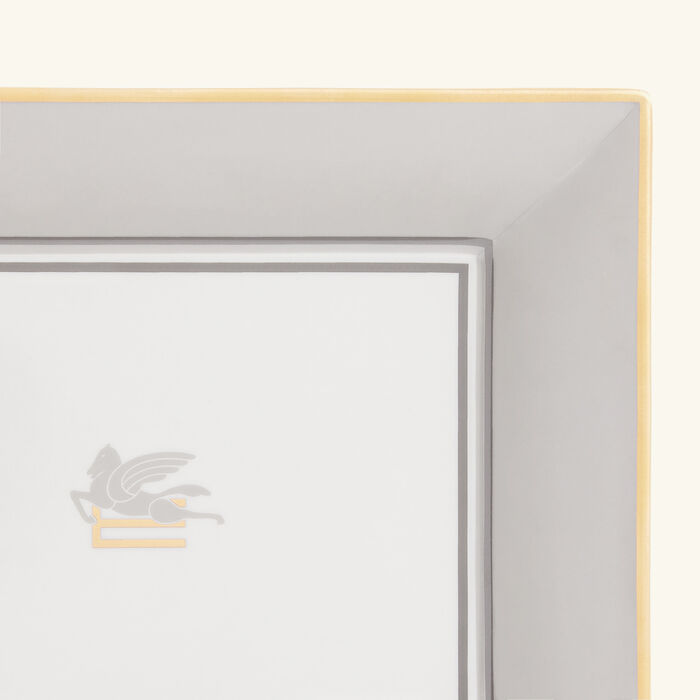 etro pegaso trinket tray rectangular small grey