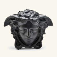 versace medusa grande vase small clear