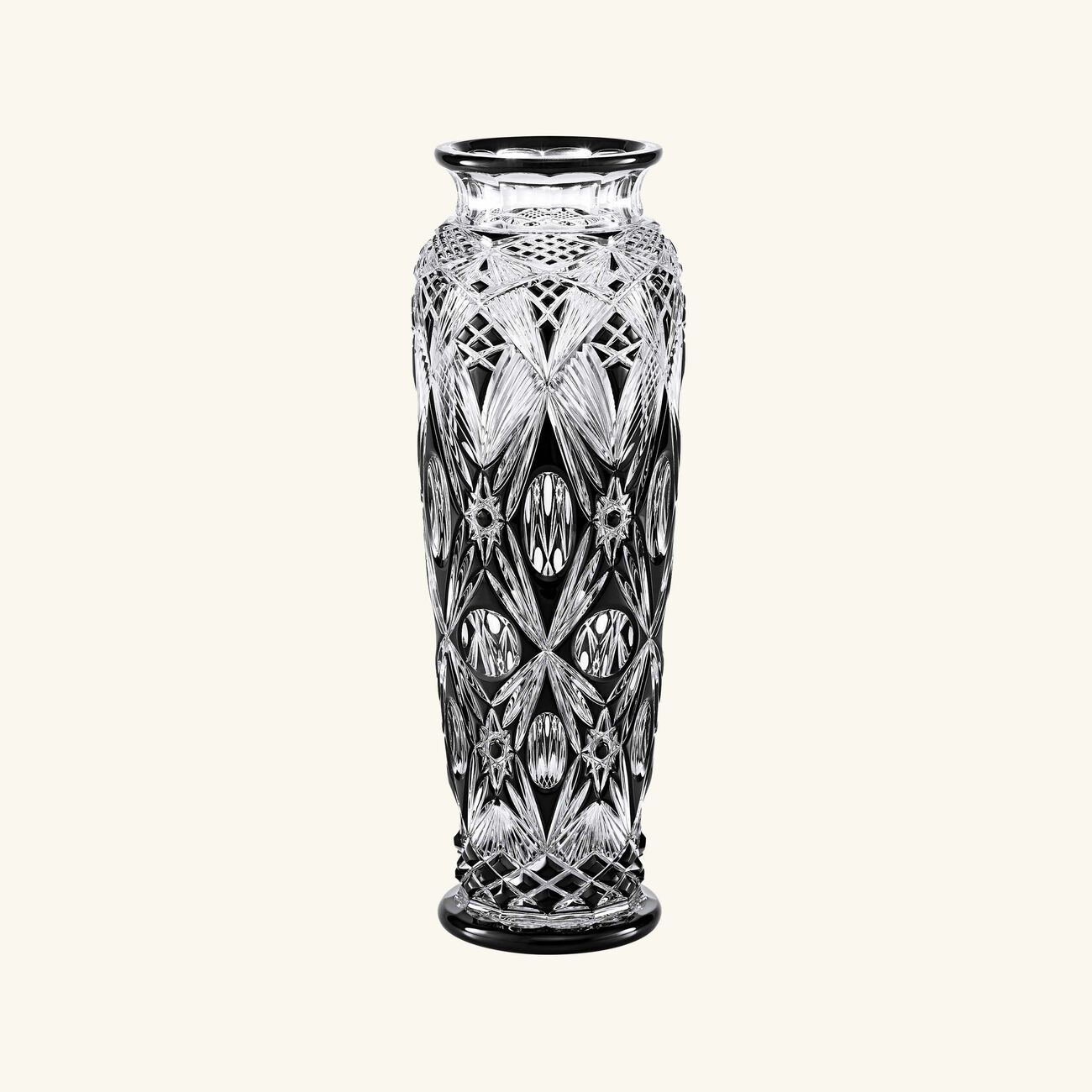 baccarat haute couture  clats de lumi re vase medium black limited edition