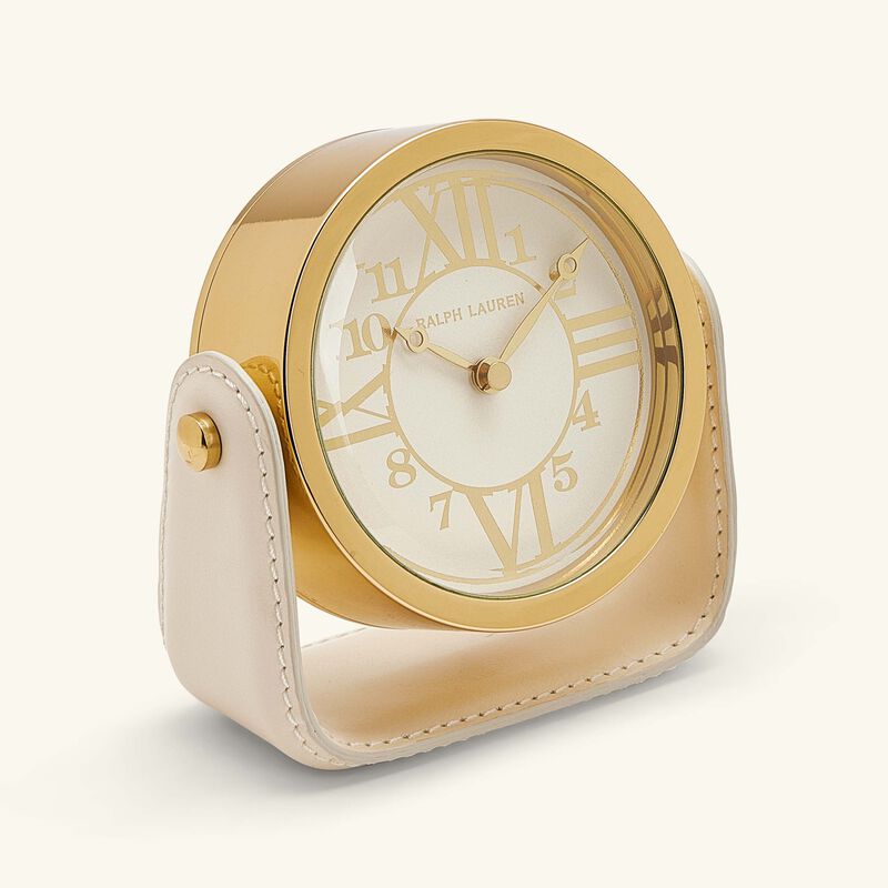 Brennan Clock Gold ralph lauren home brennan clock gold