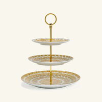versace medusa rhapsody cake stand gold