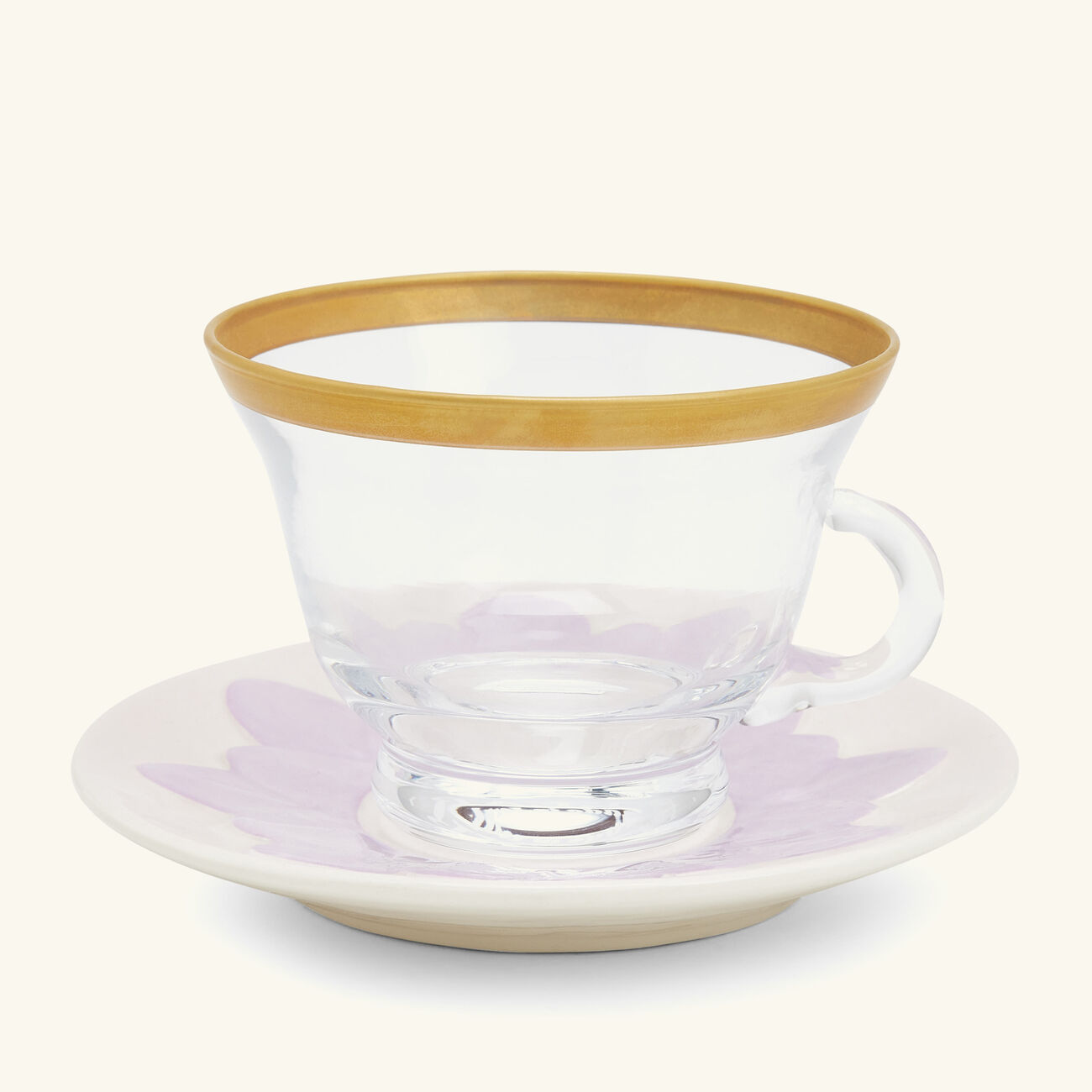 villari peacock cappuccino cup saucer gold