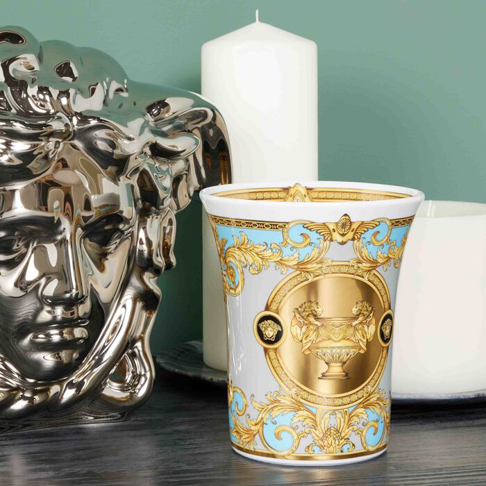 versace prestige gala vase medium blue