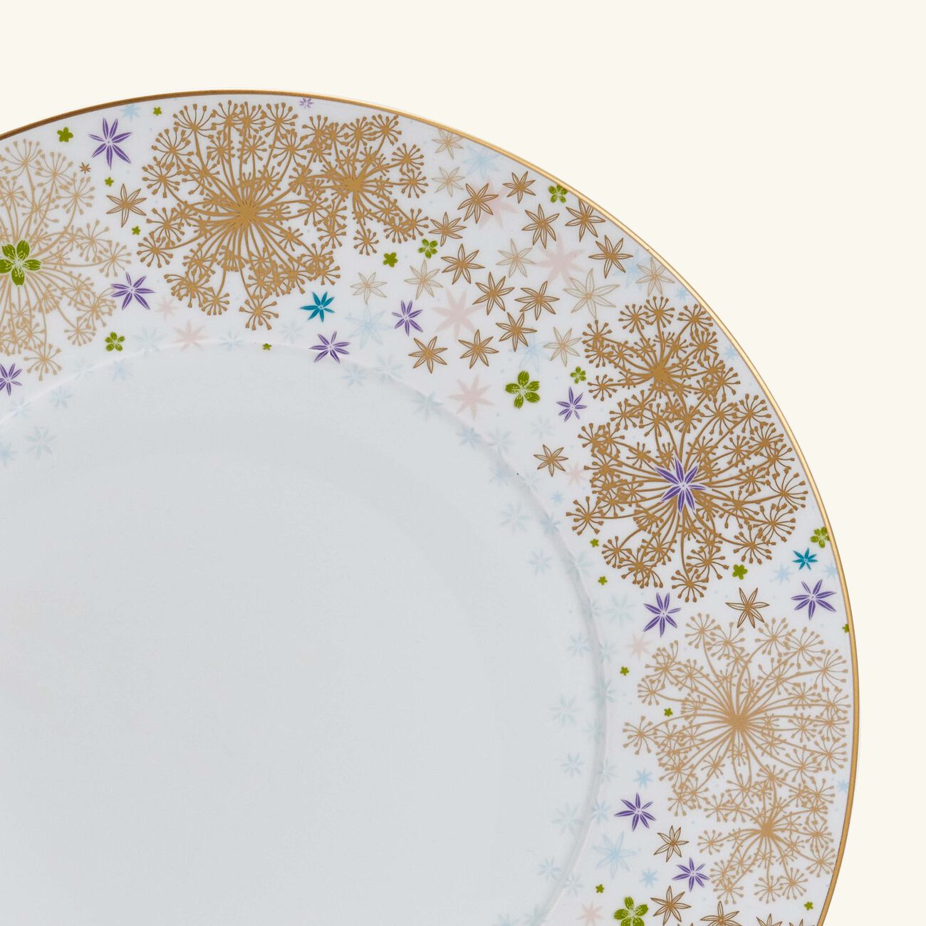 bernardaud feerie service plate round pink 31cm
