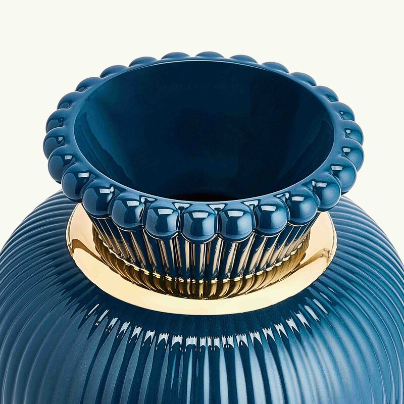 lladro lover s eyes vase medium blue