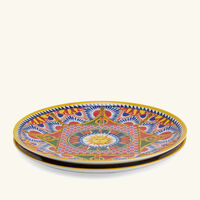 dolce gabbana casa carretto dinner plate round 26cm set of 2