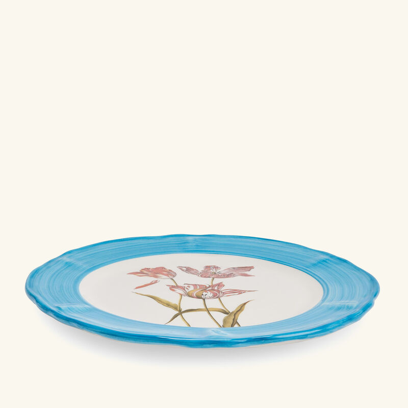 Sultan Garden Dinner Plate Round Blue les ottomans sultan garden dinner plate round blue