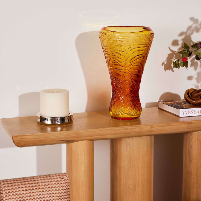 lalique tigre vase large gold