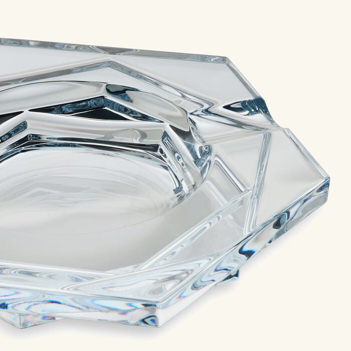 baccarat harcourt abysse ashtray octagonal clear